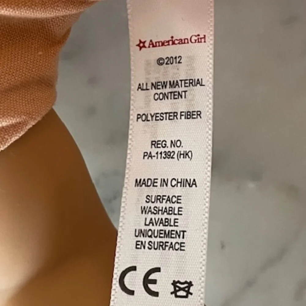 AMERICAN GIRL Asian Bitty Baby Doll 2012